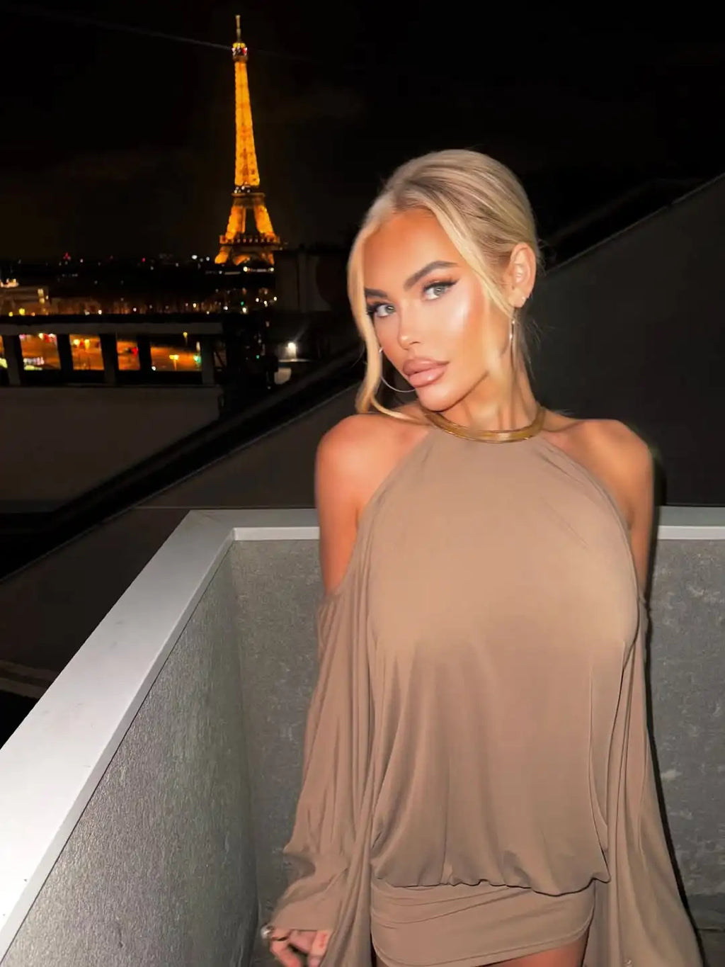 Sexy Batwing Sleeve Backless Mini Dress Women Chic Off-shoulder Pleated Hip-hugging Slim Dresses