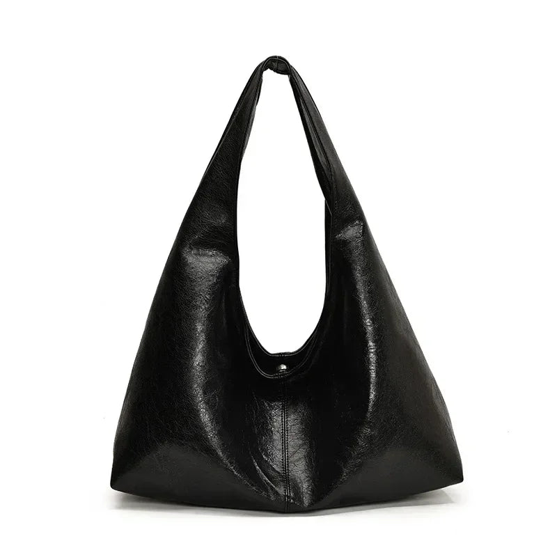 Fashion Underarm Hobo Bag for Women – Soft PU Leather Shoulder Purse with Spacious Interior